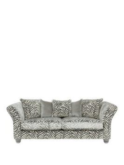 Luxe Collection - Velvetine 3-Seater Fabric Sofa Luxe Collection - Velvetine 3-Seater Fabric Sofa